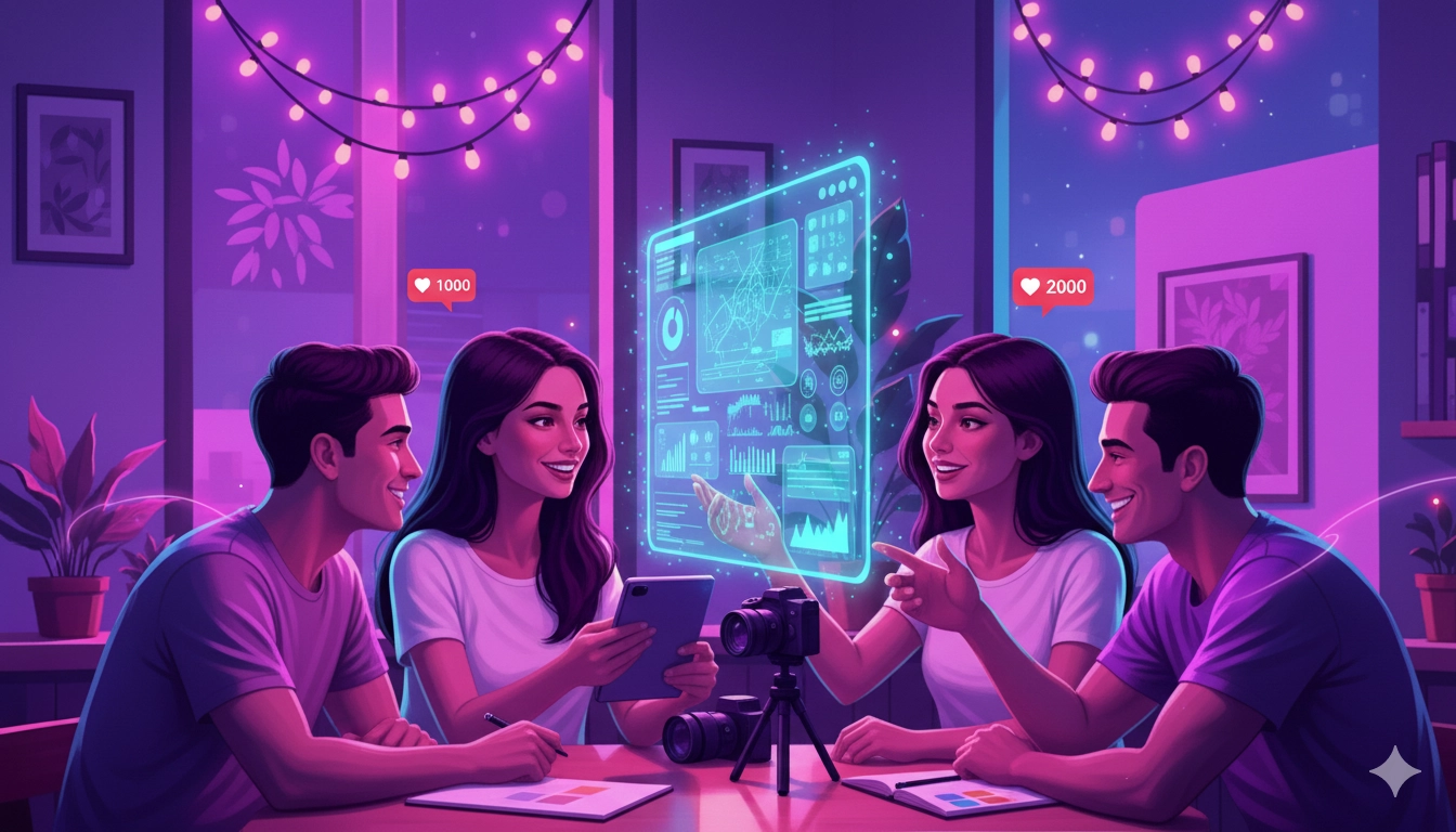 La comunicazione digitale è cambiata. I creator usano tecnologie avanzate per il loro contenuti